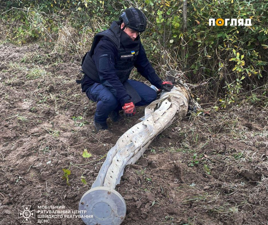 У Вишгородському районі знайдено касетний реактивний снаряд 